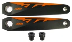 KTM - Manivelles Macina Kappa (ISIS) -Magasin De Pièces Détachées Pour Vélos ktm manivelles macina kappa isis 170mm noir orange 3840x2160